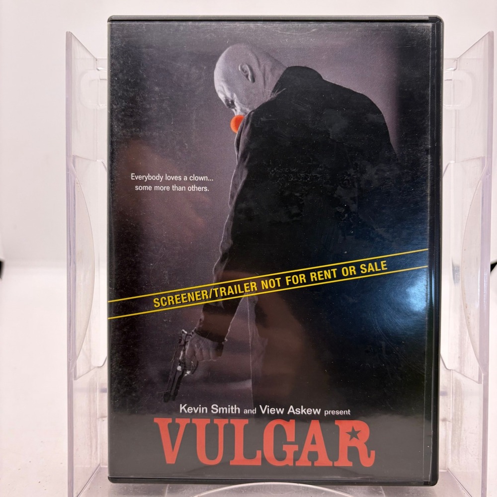 Vulgar DVD 2002 Kevin Smith View Askew Screener Trailer Not For Rent Or Sale